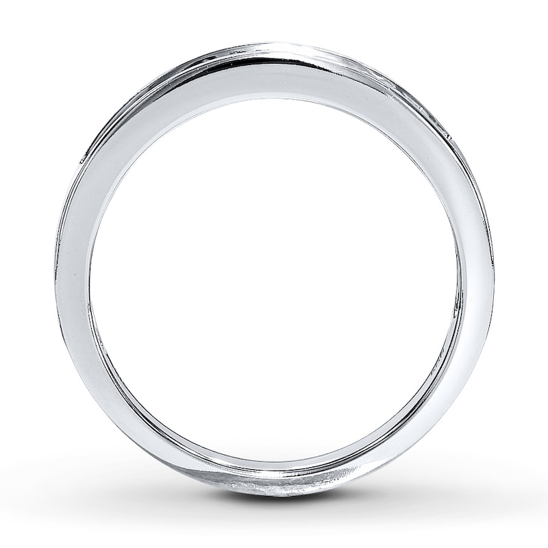 Main Image 2 of Previously Owned Diamond Band 1/3 ct tw 14K White Gold