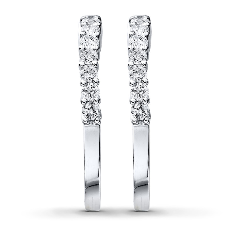 Main Image 3 of Previously Owned Diamond Enhancer Ring 1 ct tw Round-cut 14K White Gold