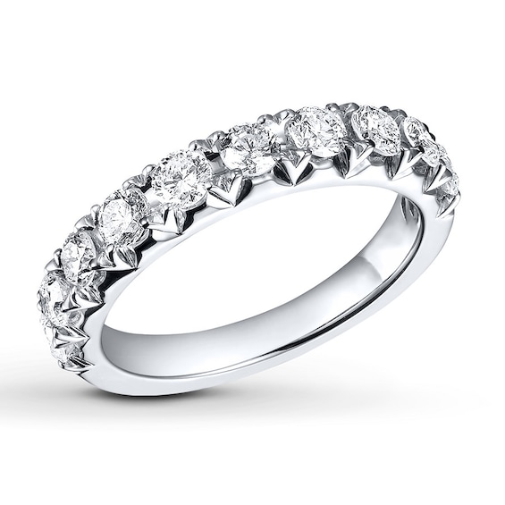 Previously Owned Diamond Anniversary Band 3/4 ct tw Round-cut 14K White Gold