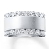 Thumbnail Image 1 of Previously Owned Diamond Anniversary Band 1-1/2 ct tw Round-cut 14K White Gold