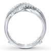 Thumbnail Image 1 of Previously Owned Diamond Enhancer Ring 1/5 ct tw Round-Cut 14K White Gold