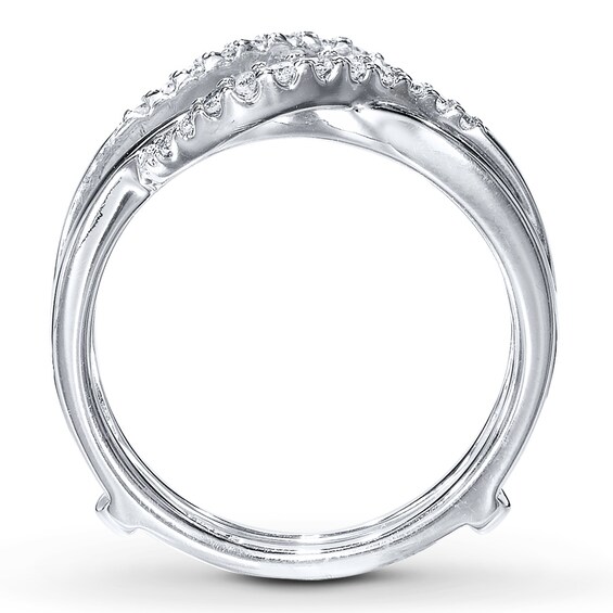 Thumbnail Image 2 of Previously Owned Diamond Enhancer Ring 1/5 ct tw Round-Cut 14K White Gold
