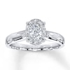 Thumbnail Image 1 of Previously Owned Diamond Ring 1/2 ct tw 14K White Gold