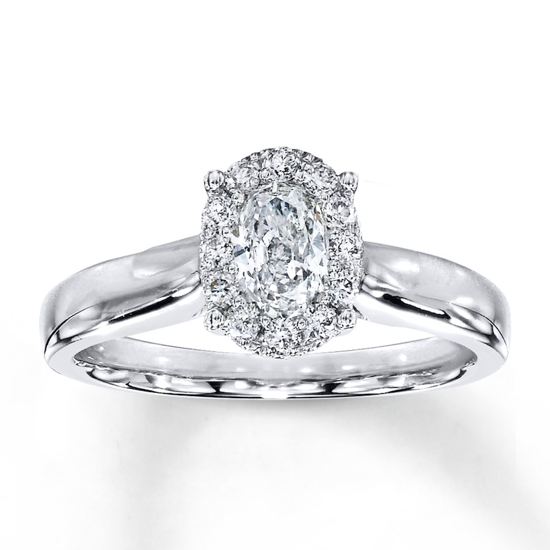 Main Image 1 of Previously Owned Diamond Ring 1/2 ct tw 14K White Gold