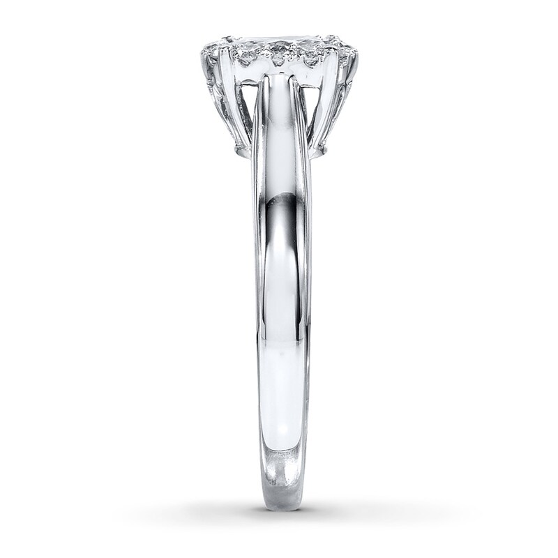 Main Image 3 of Previously Owned Diamond Ring 1/2 ct tw 14K White Gold