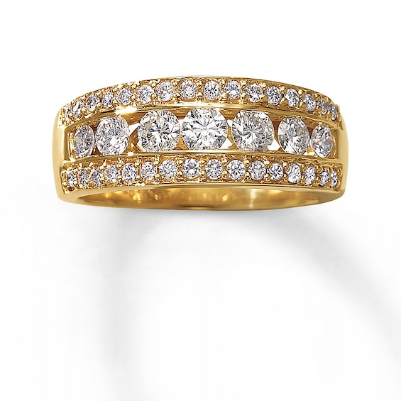 Previously Owned Diamond Anniversary Band 1 ct tw Round-cut 14K Yellow Gold