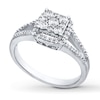 Thumbnail Image 0 of Previously Owned Diamond Ring 1/2 cttw Round-cut 10K White Gold