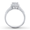 Thumbnail Image 1 of Previously Owned Diamond Ring 1/2 cttw Round-cut 10K White Gold