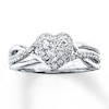 Thumbnail Image 1 of Previously Owned Diamond Ring 3/4 ct tw Heart-Shaped 14K Gold