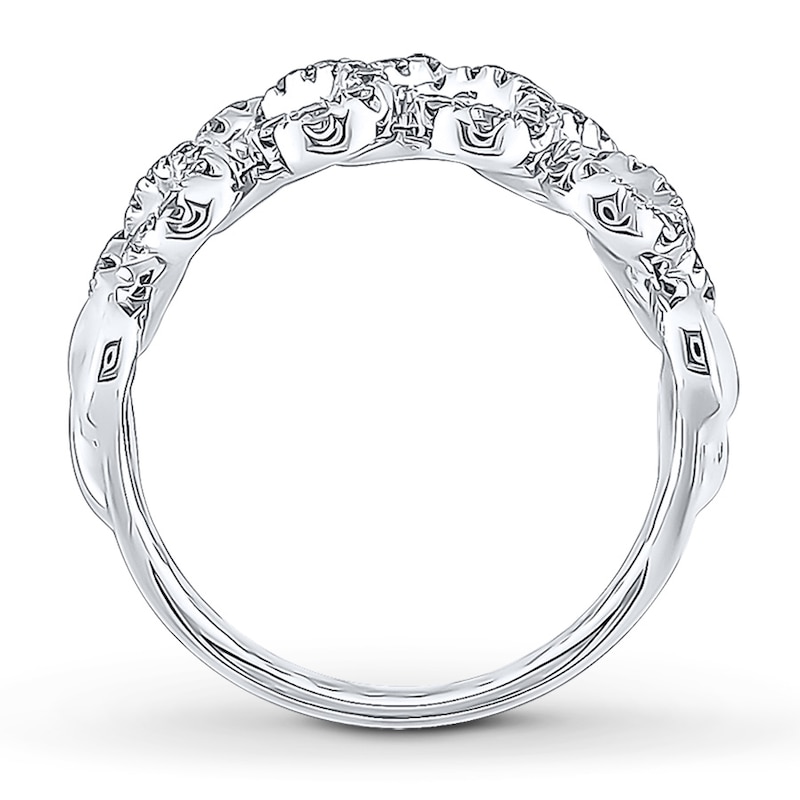 Main Image 2 of Previously Owned Diamond Fashion Ring 3/4 Carat tw 14K White Gold