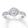Previously Owned Diamond Ring 1/2 ct tw Round 10K White Gold