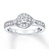 Thumbnail Image 1 of Previously Owned Diamond Ring 1/2 ct tw Round 10K White Gold