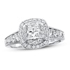 Thumbnail Image 1 of Previously Owned Diamond Engagement Ring 1-1/5 ct tw 14K White Gold