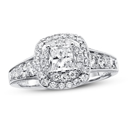 Previously Owned Diamond Engagement Ring 1-1/5 ct tw 14K White Gold