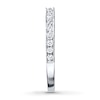 Thumbnail Image 3 of Previously Owned Diamond Wedding Band 1/5 ct tw Round-cut 14K White Gold