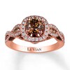 Thumbnail Image 1 of Previously Owned Le Vian Engagement Ring 1-1/3 cttw Diamonds 14K Strawberry Gold