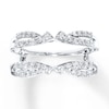 Thumbnail Image 0 of Previously Owned Diamond Enhancer Ring 1/2 ct tw Round-cut 14K White Gold