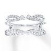 Thumbnail Image 1 of Previously Owned Diamond Enhancer Ring 1/2 ct tw Round-cut 14K White Gold