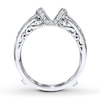 Thumbnail Image 2 of Previously Owned Diamond Enhancer Ring 3/8 ct tw Round-cut 14K White Gold