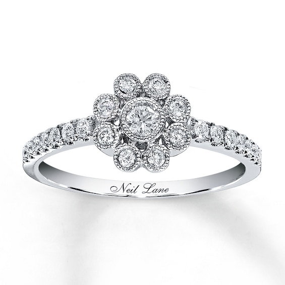 Previously Owned Neil Lane Designs Ring 1/3 ct tw Diamonds 14K White Gold