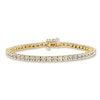 Previously Owned Diamond Bracelet 1/2 ct tw Round-cut 10K Yellow Gold 7.25"