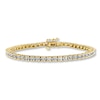 Thumbnail Image 1 of Previously Owned Diamond Bracelet 1/2 ct tw Round-cut 10K Yellow Gold 7.25&quot;