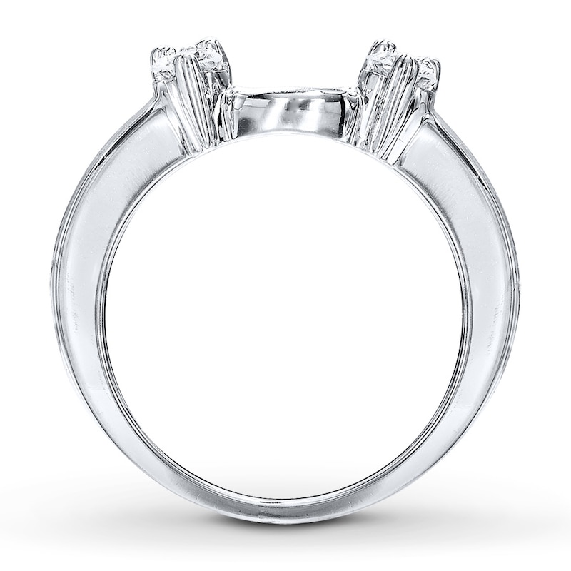 Main Image 2 of Previously Owned Diamond Enhancer Ring 1 carat tw Round-cut 14K White Gold
