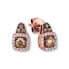 Previously Owned Le Vian Chocolate Diamonds 3/8 ct tw Earrings 14K Gold