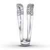 Thumbnail Image 3 of Previously Owned Diamond Enhancer Ring 1/3 ct tw Round-cut 14K White Gold
