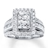 Previously Owned Diamond Engagement Ring 2 Carat tw 10K White Gold