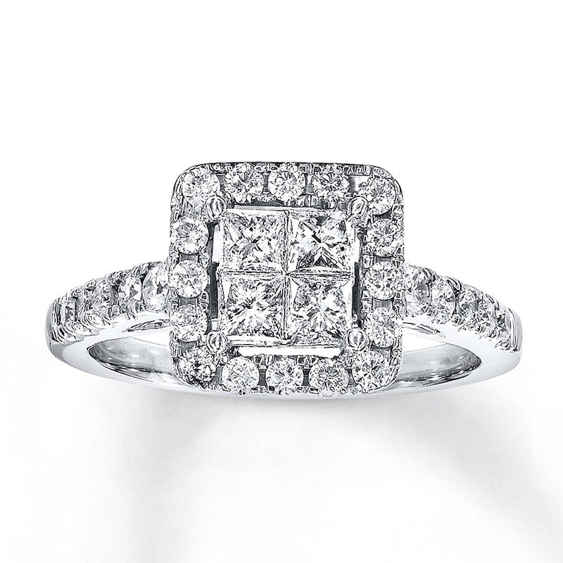 Previously Owned Diamond Ring 7/8 ct tw 14K White Gold