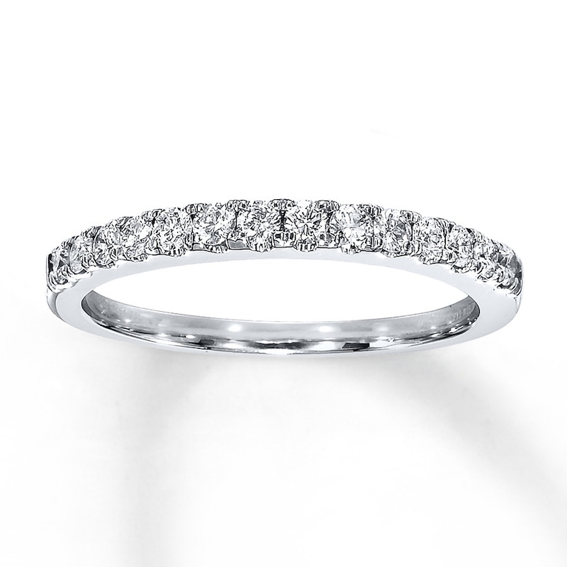 Main Image 1 of Previously Owned Diamond Wedding Band 1/3 ct tw 14K White Gold