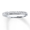 Thumbnail Image 1 of Previously Owned Diamond Wedding Band 1/5 ct tw Round-cut 14K White Gold