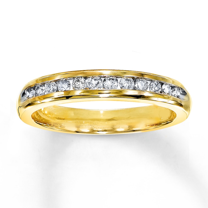Previously Owned Diamond Band 1/4 ct tw Round-cut 14K Yellow Gold