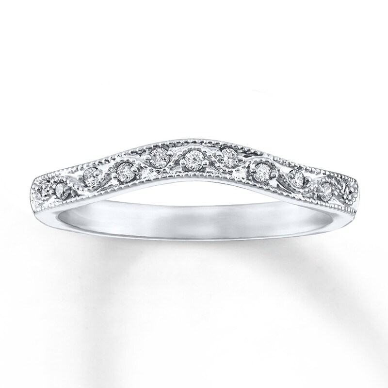 Main Image 1 of Previously Owned Diamond Ring 1/10 ct tw Round-cut 14K White Gold