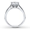 Thumbnail Image 2 of Previously Owned Diamond Engagement Ring 1/2 ct tw Heart-shaped 14K White Gold