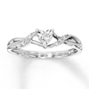 Thumbnail Image 1 of Previously Owned Diamond Ring 1/10 ct tw Round-cut Sterling Silver