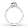 Thumbnail Image 2 of Previously Owned Diamond Bridal Set 1/2 ct tw 14K White Gold