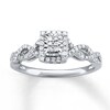 Thumbnail Image 1 of Previously Owned Diamond Ring 1/3 ct tw Round 10K White Gold