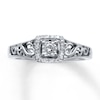 Thumbnail Image 1 of Previously Owned Ring 1/10 ct tw Diamonds Sterling Silver