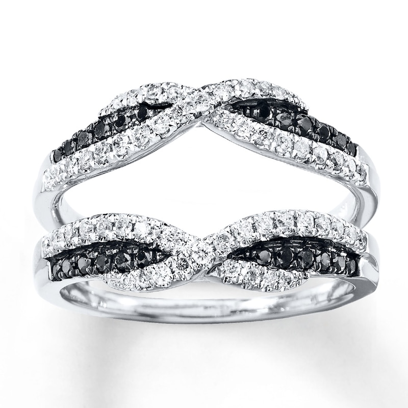 Main Image 1 of Previously Owned Enhancer Ring 1/2 cttw Diamonds 14K White Gold