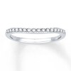 Thumbnail Image 1 of Previously Owned Wedding Band 1/6 ct tw Round-cut Diamonds 14K White Gold