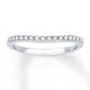 Thumbnail Image 0 of Previously Owned Wedding Band 1/6 ct tw Round-cut Diamonds 14K White Gold