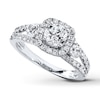 Thumbnail Image 1 of Previously Owned Diamond Ring 1-5/8 Carat tw Round-cut 14K White Gold