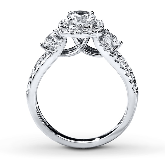 Thumbnail Image 2 of Previously Owned Diamond Ring 1-5/8 Carat tw Round-cut 14K White Gold