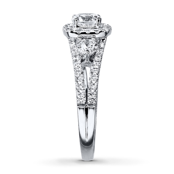 Thumbnail Image 3 of Previously Owned Diamond Ring 1-5/8 Carat tw Round-cut 14K White Gold