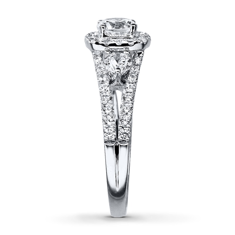 Main Image 3 of Previously Owned Diamond Ring 1-5/8 Carat tw Round-cut 14K White Gold