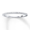 Thumbnail Image 1 of Previously Owned Diamond Wedding Band 1/10 ct tw Round-cut 10K White Gold