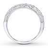 Thumbnail Image 2 of Previously Owned Diamond Wedding Band 1/3 ct tw Round-cut 14K White Gold