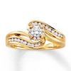 Thumbnail Image 1 of Previously Owned Diamond Ring 3/8 ct tw 10K Yellow Gold